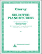 Selected Piano Studies, Vol. 1 piano sheet music cover